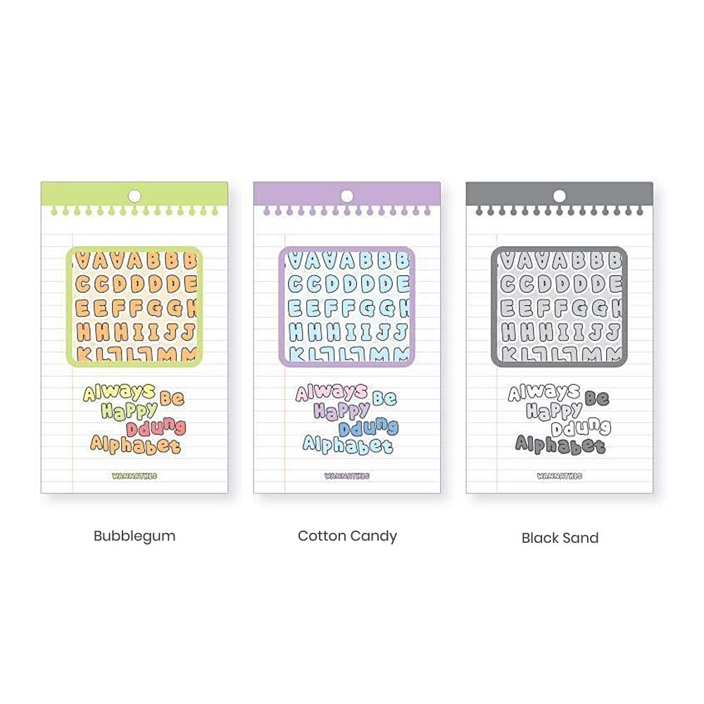 Package for Ddung Phabet Transparent Line Alphabet Sticker Set